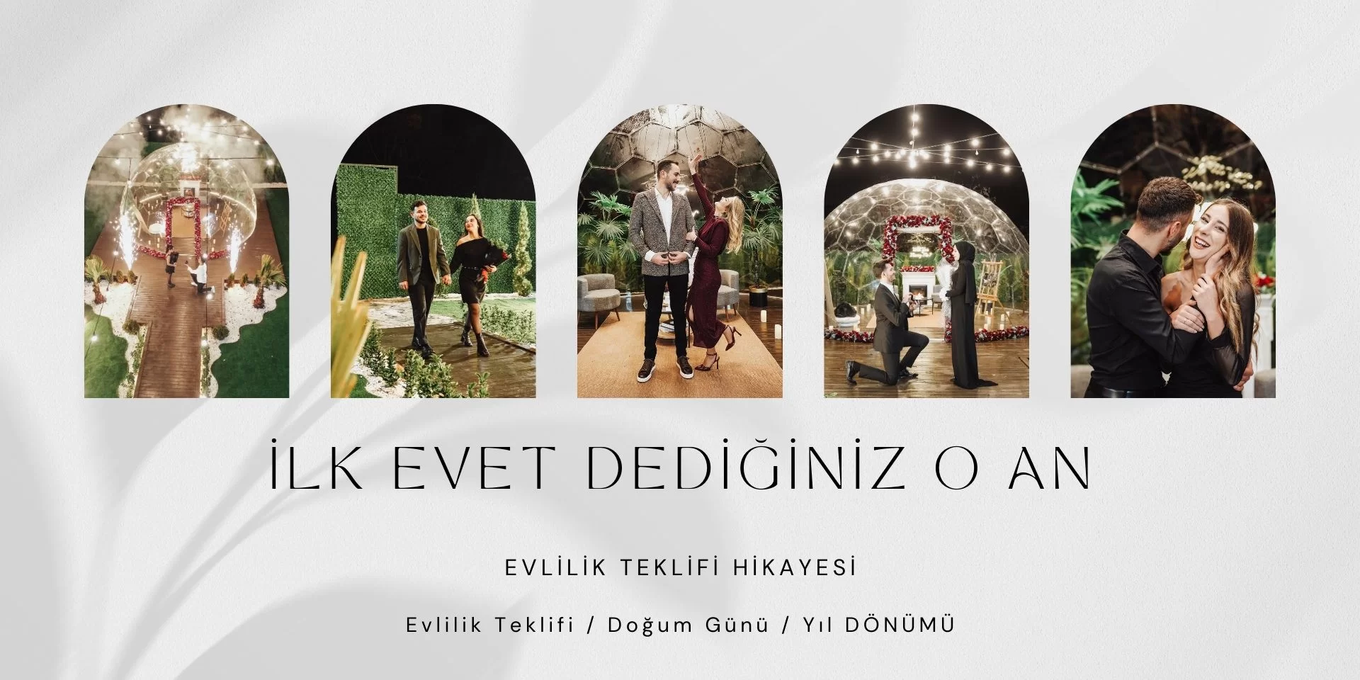 Evlilik teklifi organizasyonu